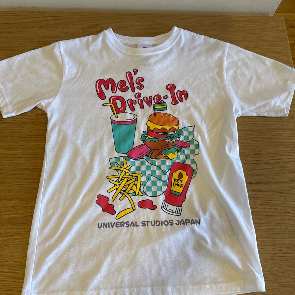 Universal Studios Japan Mel's Drive-In Graphic Tee - Picture 2 of 13